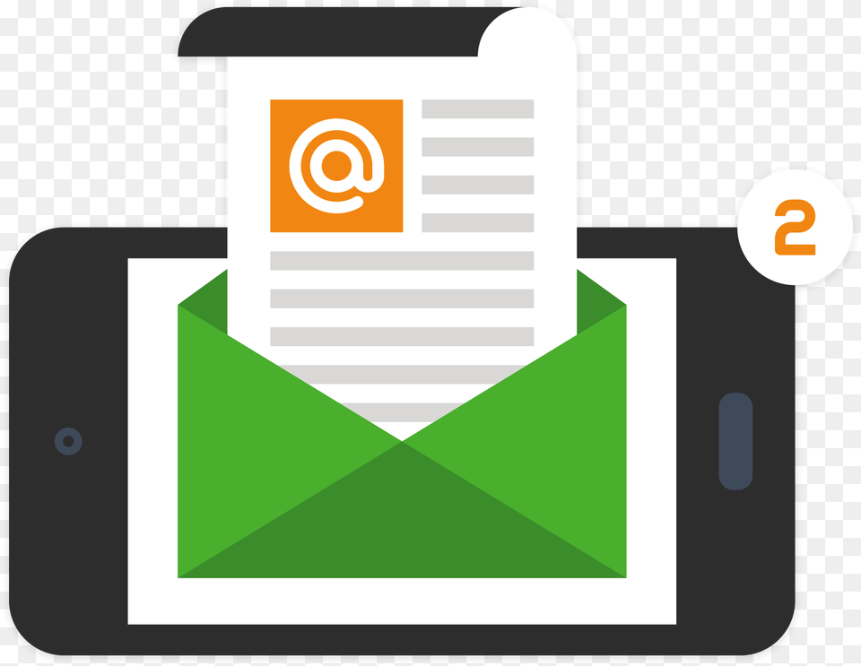 Email Marketing On Mobile Icons, Envelope, Mail, Mailbox Free Png Download