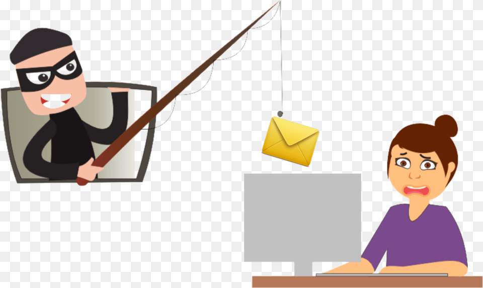Email Phishing Cartoon, Baby, Person, People, Accessories Free Png Download