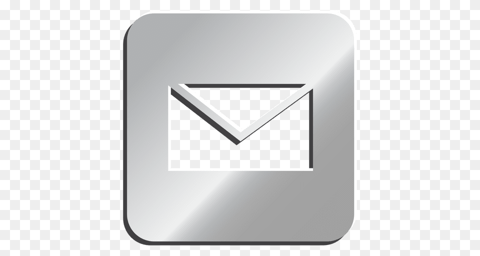 Email Silver Icon, Envelope, Mail Png