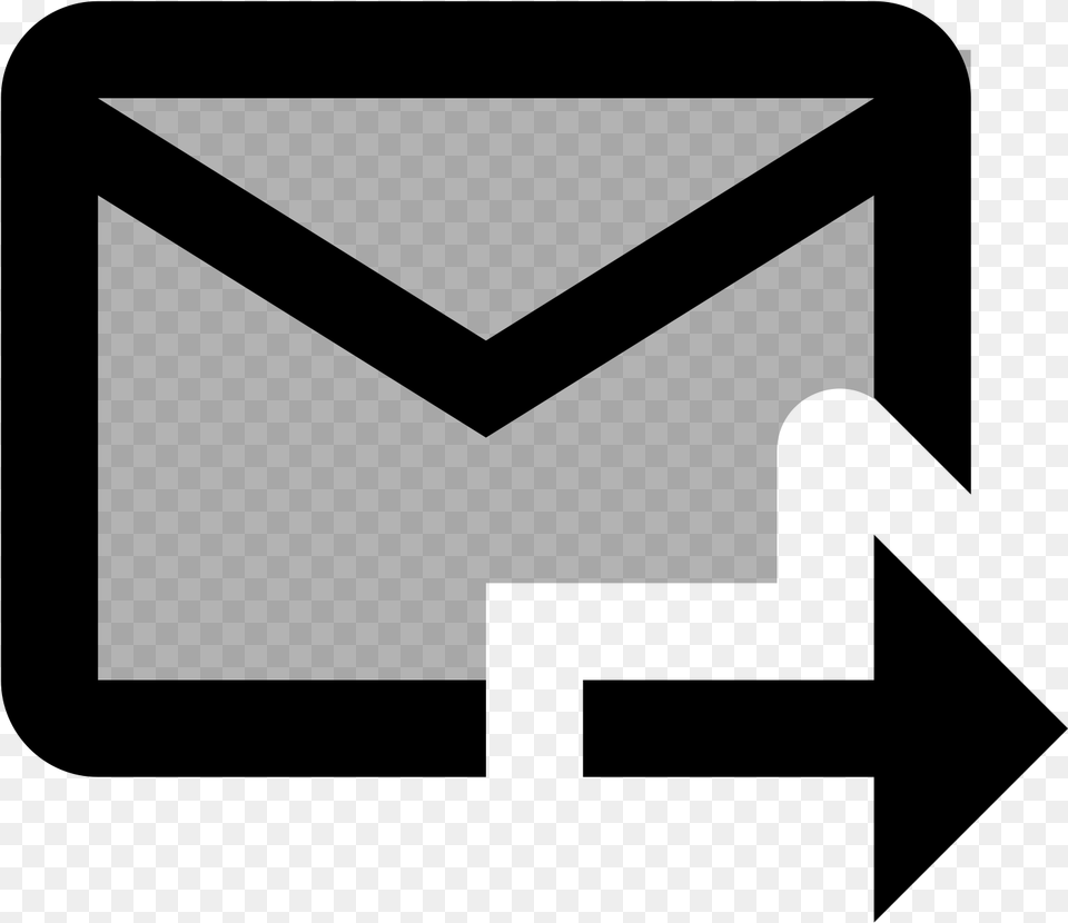 Email Svg Svg Material Icons Mail Outline, Gray Free Png