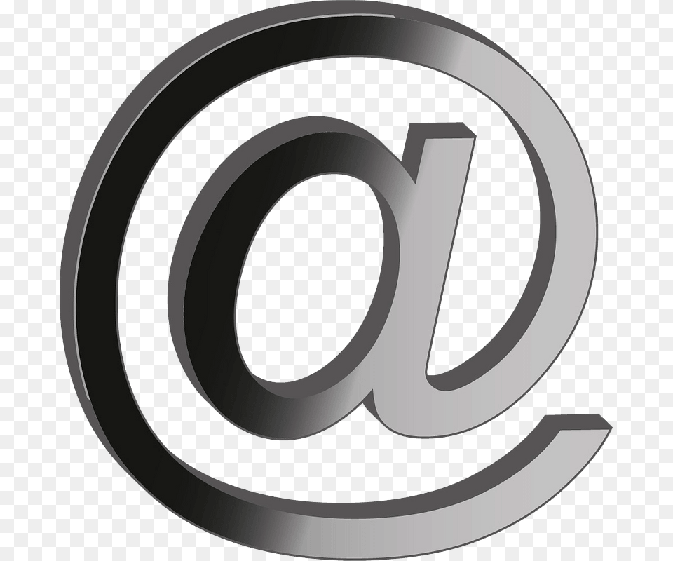 Email Symbol Clipart, Text, Disk Free Transparent Png