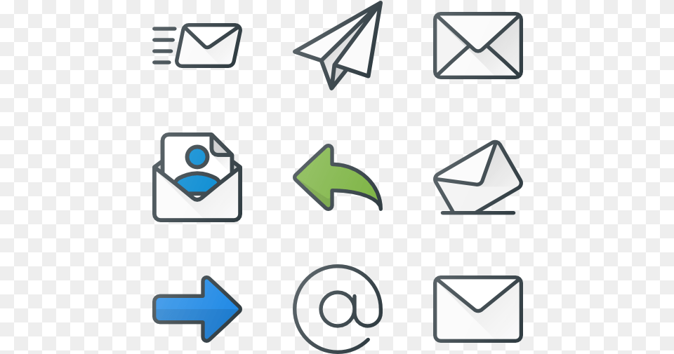 Emails Triangle, Envelope, Mail Free Png Download