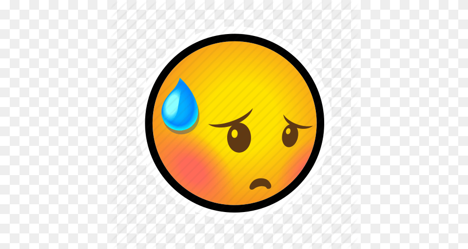Embarrassed Emoticon Face Shy Smiley Icon, Nature, Outdoors, Sky, Sun Free Png