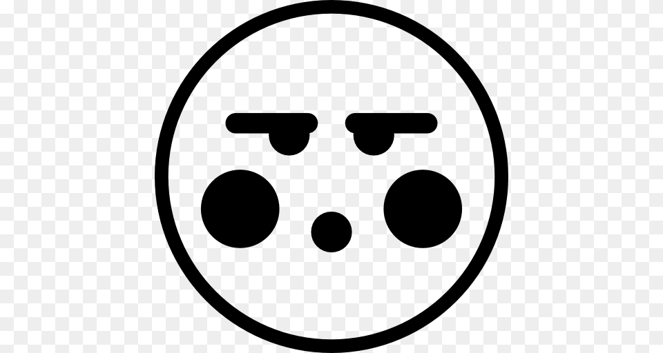 Embarrassed Feelings Interface Emoticons Faces Heads People Icon, Stencil Png Image