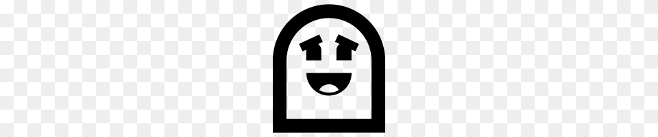Embarrassed Ghost Emoji Icons Noun Project, Gray Free Png