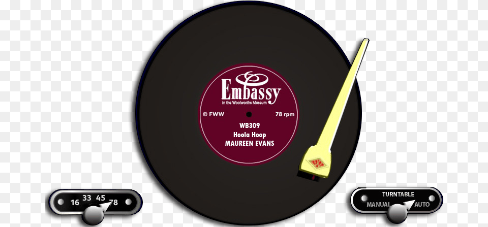 Embassy Records Wb309 Circle, Disk, Brush, Device, Tool Free Png