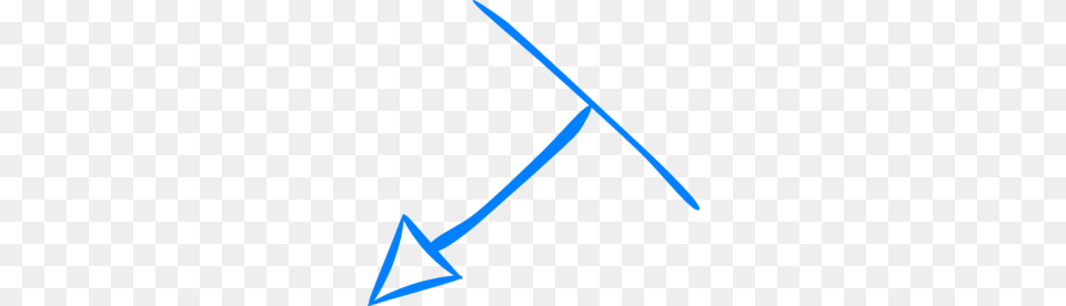 Embedded Blue Arrow Point Down Left Clip Art Png Image