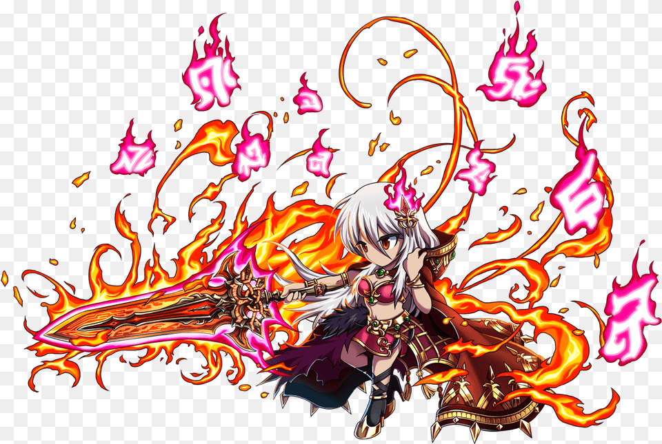 Ember Charm Fiora Brave Brave Frontier Fiora, Adult, Publication, Person, Female Free Png
