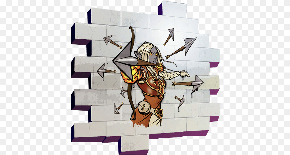 Ember Fortnite Love Ranger Spray, Archer, Archery, Weapon, Bow Free Transparent Png