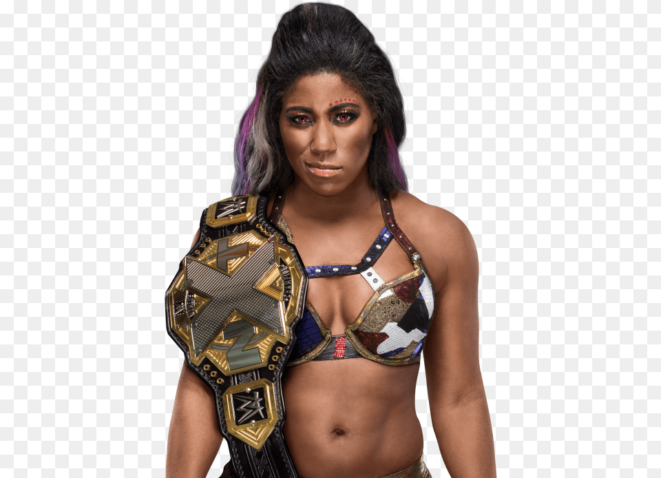 Ember Moon Nxt Women S Champion 2017 By Ambriegnsasylum16 Ember Moon Shayna Baszler, Adult, Person, Woman, Female Free Transparent Png
