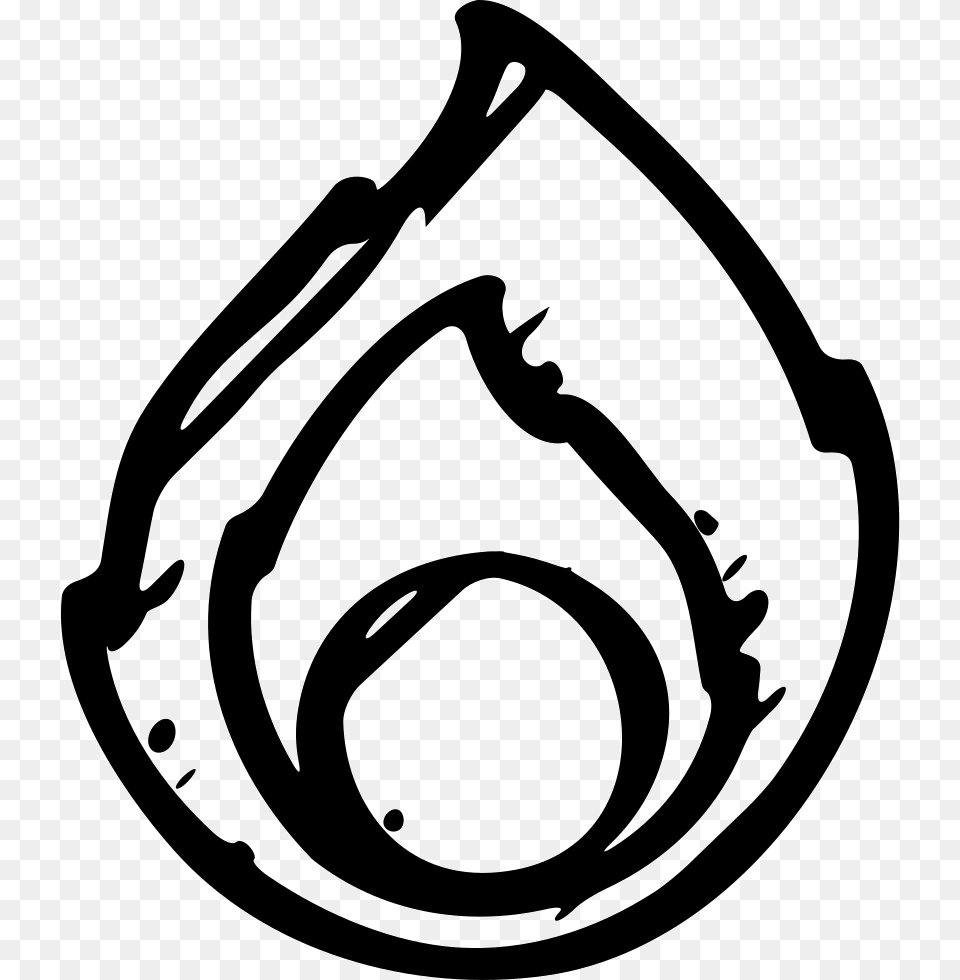 Ember Sketched Social Logo Illustration, Stencil, Bow, Weapon Free Transparent Png