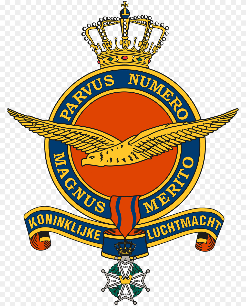 Embleem Koninklijke Luchtmacht Clipart, Badge, Logo, Symbol, Emblem Free Transparent Png