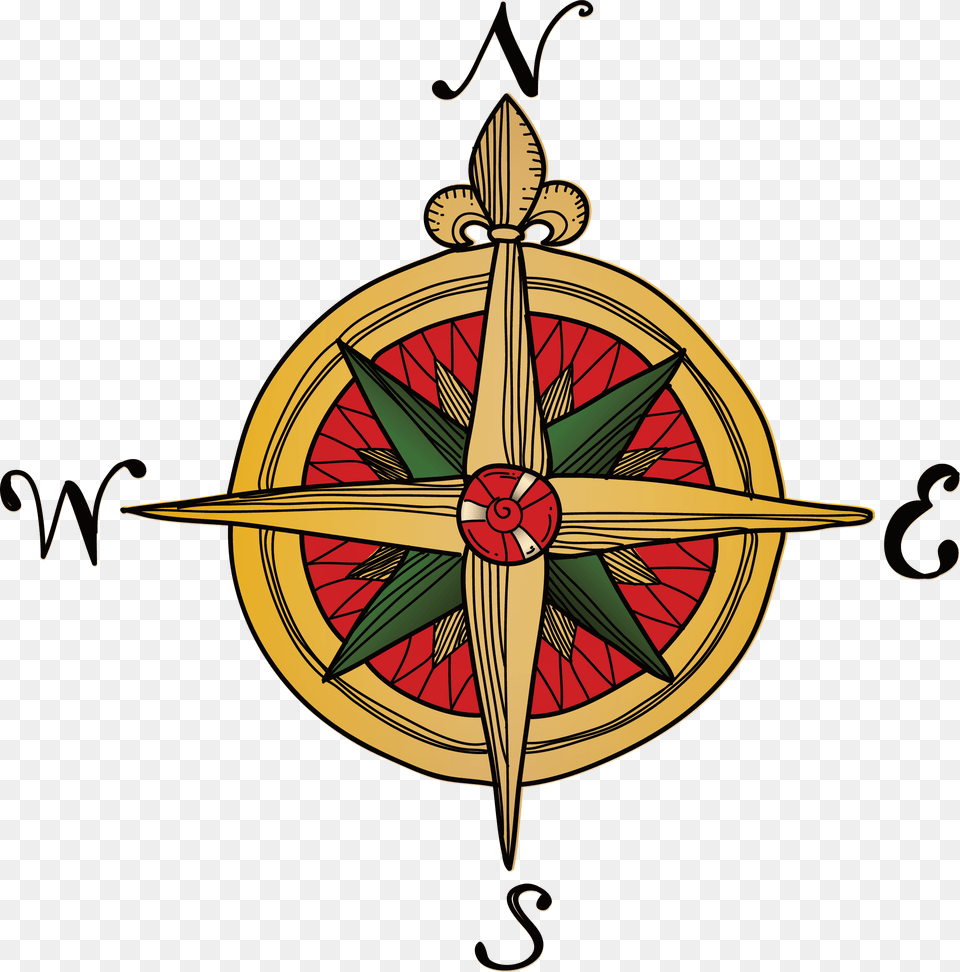 Emblem, Compass, Animal, Fish, Sea Life Png Image