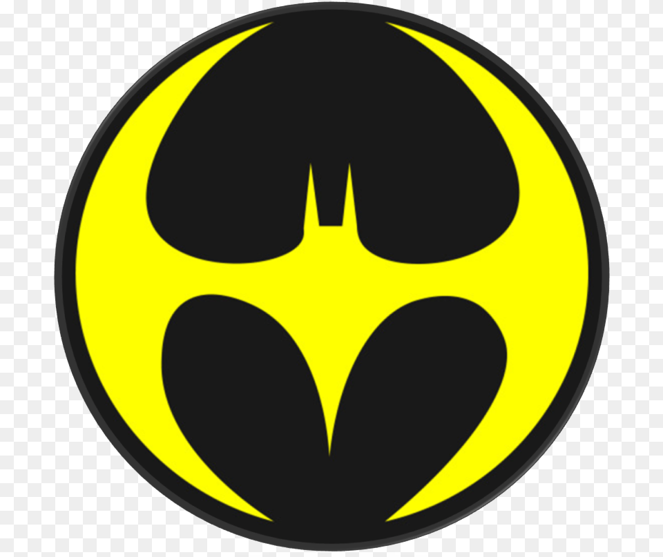 Emblem, Logo, Symbol, Batman Logo, Disk Png Image