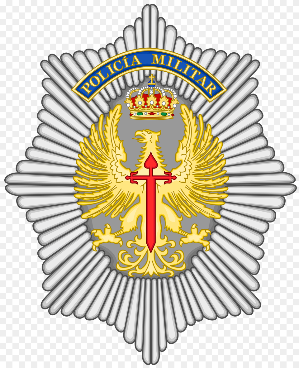 Emblem And Badge Of The Spanish Army Military Police, Logo, Symbol Png Image