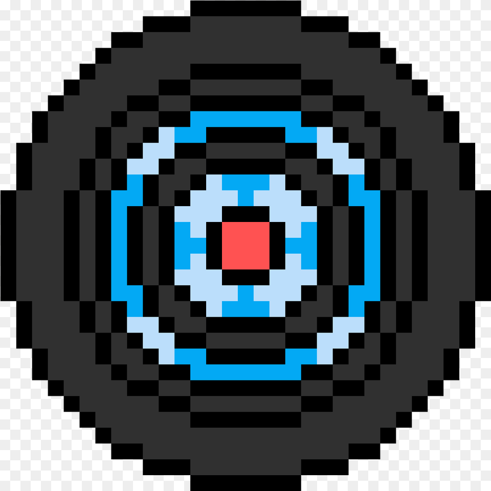 Emblem Borderlands Vault Symbol Pixel Art, Weapon, Qr Code, Gun Png