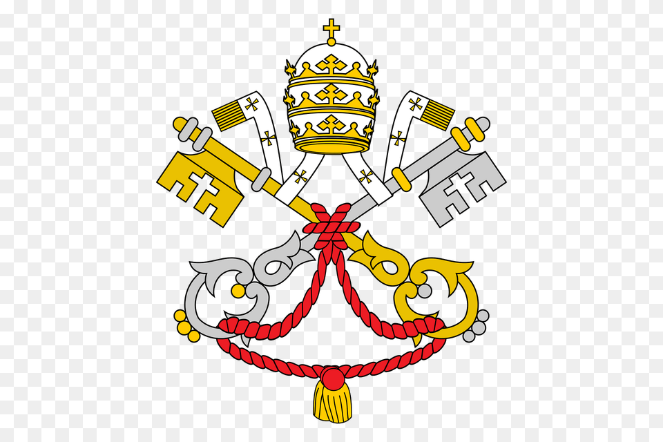 Emblem Holy See 3x2 Clipart Free Png