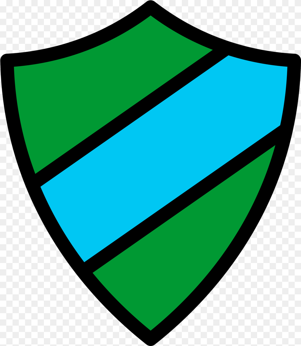 Emblem Icon Dark Green Black Sheild On Light Blue, Armor, Shield, Blackboard Free Png Download