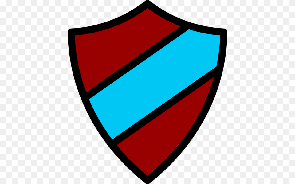 Emblem Icon Dark Red Light Blue Dark Blue Shield Transparent, Armor, Blackboard Free Png Download