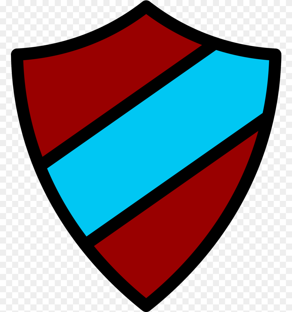Emblem Icon Dark Red Light Blue Hd Download Full Size Vertical, Armor, Shield, Blackboard Free Png