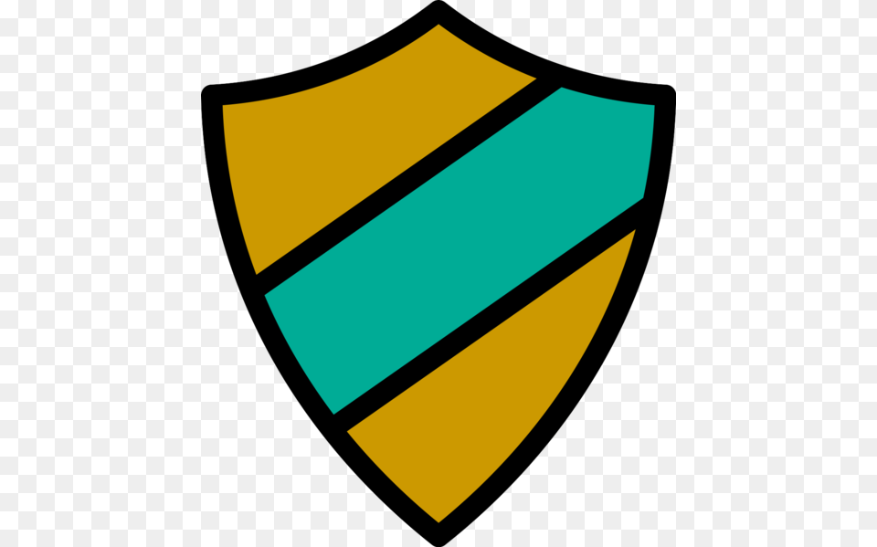 Emblem Icon Gold Turquoise Dark Blue Shield Transparent, Armor Free Png