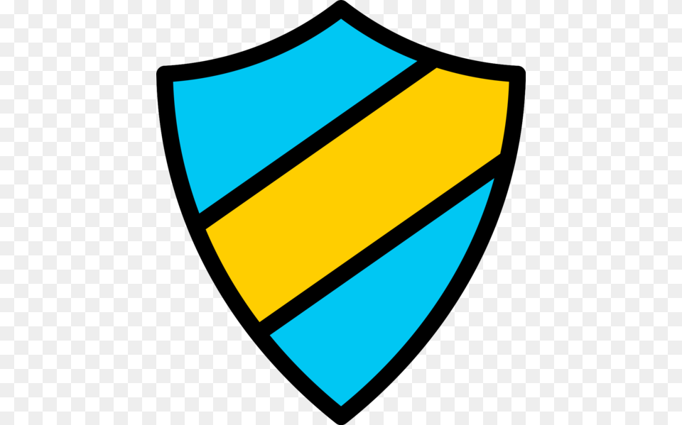 Emblem Icon Light Blue Yellow White And Green Shield, Armor Free Png