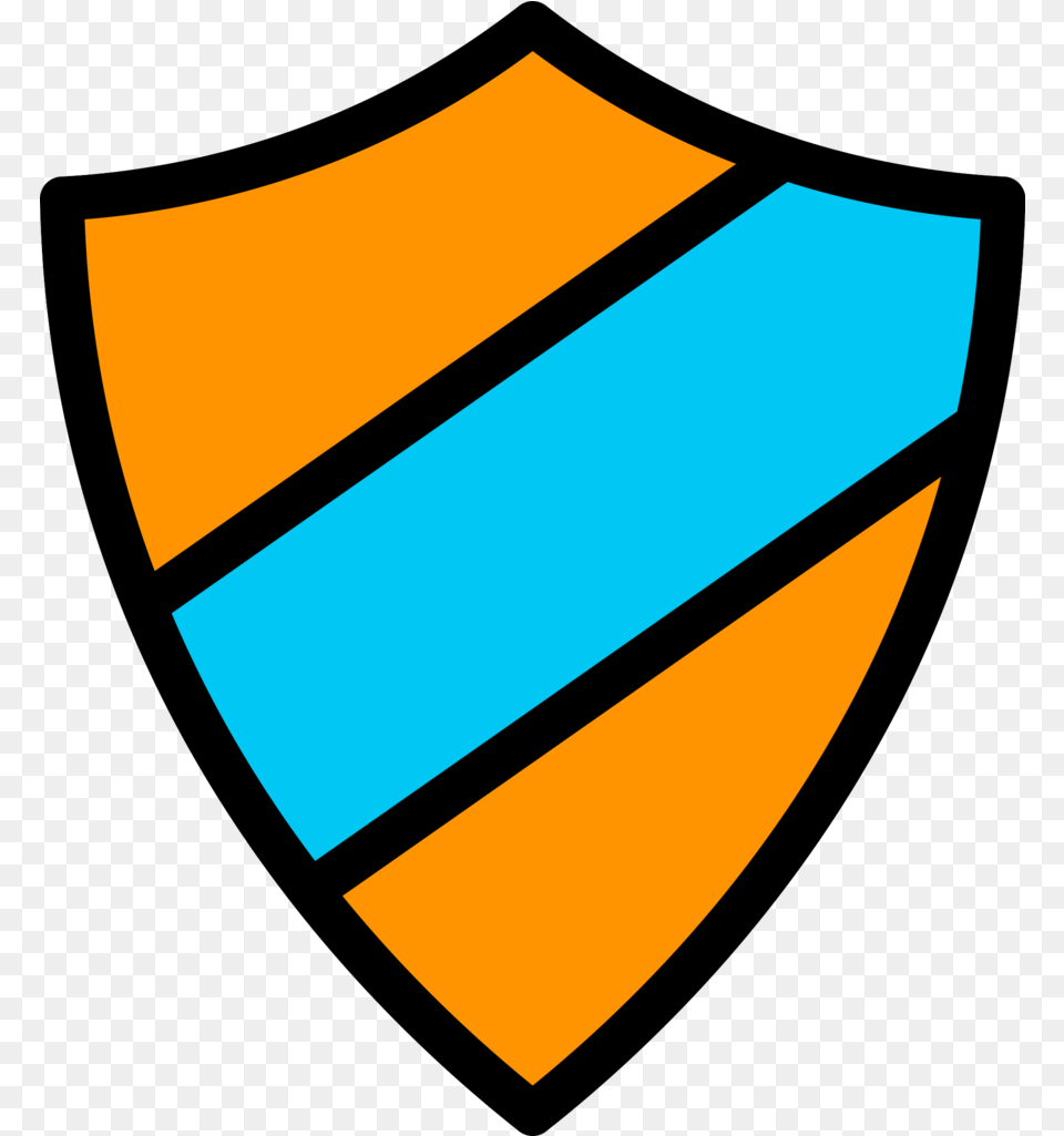 Emblem Icon Orange Light Blue Shield Icon, Armor, Blackboard Png Image