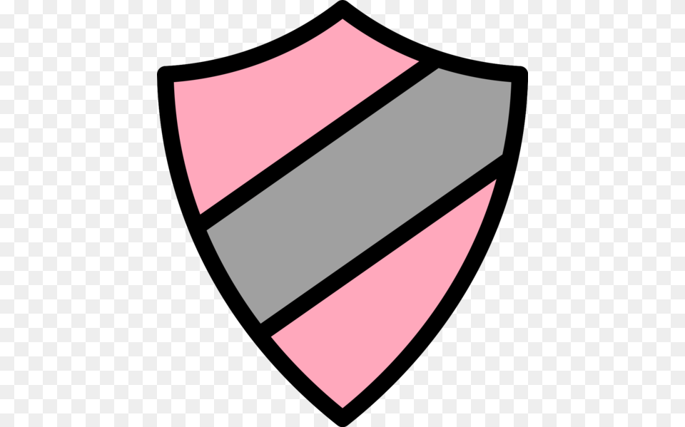 Emblem Icon Pink Gray Black And Yellow Shield Logo, Armor, Blackboard Free Png