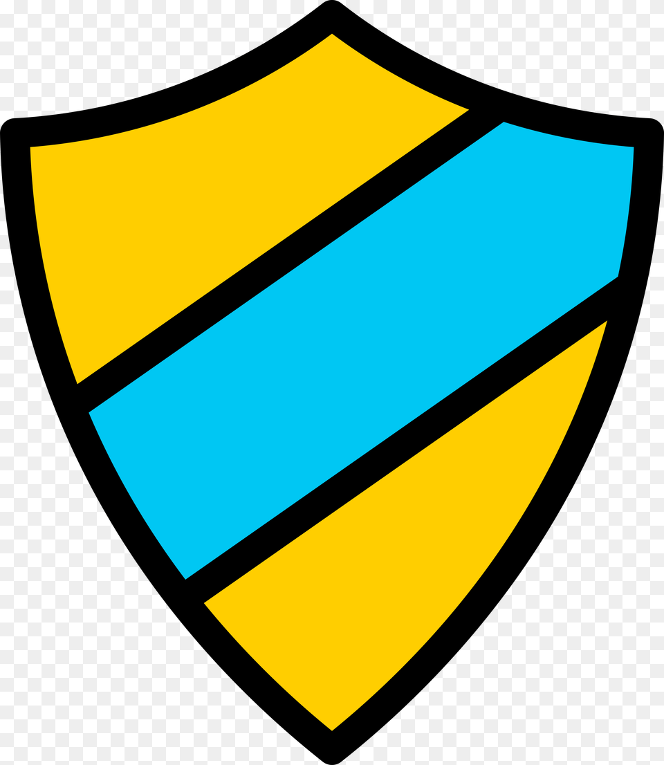 Emblem Icon Yellow Light Blue, Armor, Shield, Blackboard Free Transparent Png