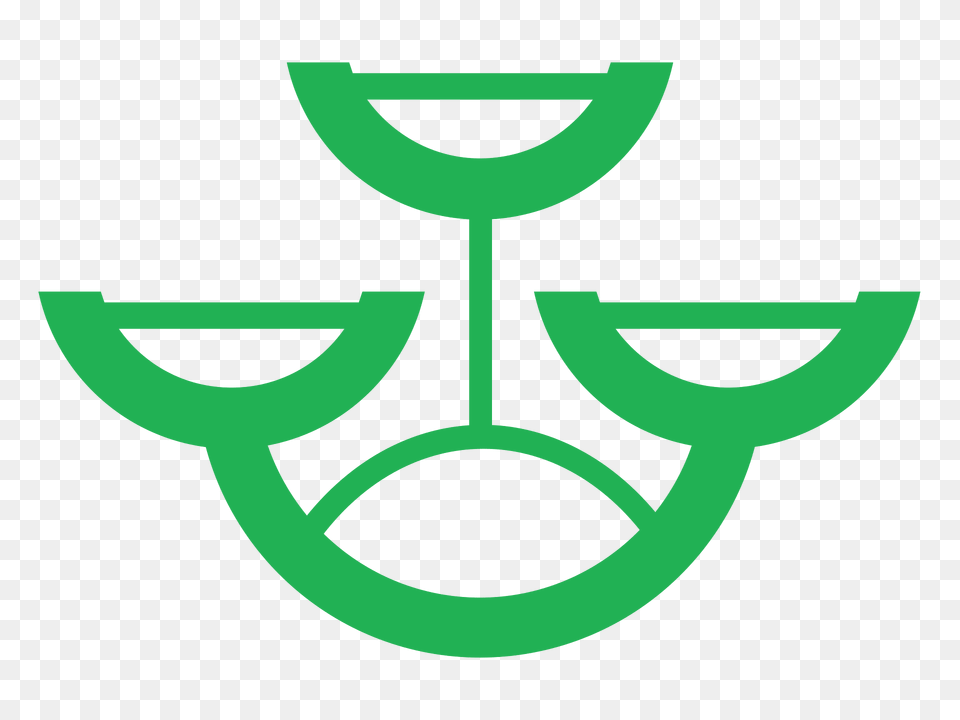 Emblem Of Iwagi Ehime Clipart, Green, Symbol, Logo Free Transparent Png