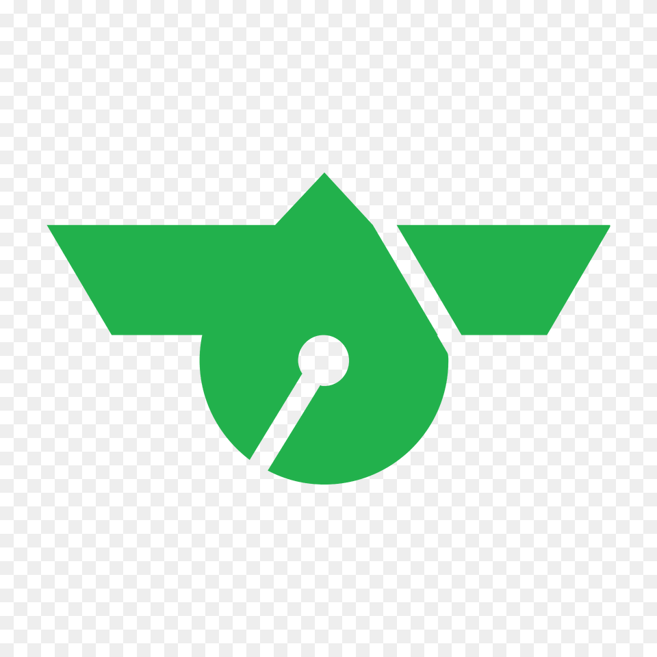 Emblem Of Kamioka Gifu Clipart, Green, Symbol, Recycling Symbol Free Png Download
