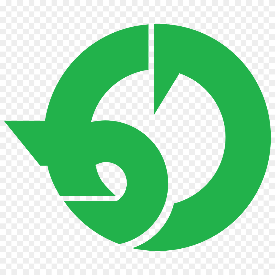 Emblem Of Kawasaki Iwate Clipart, Green, Recycling Symbol, Symbol Free Png Download