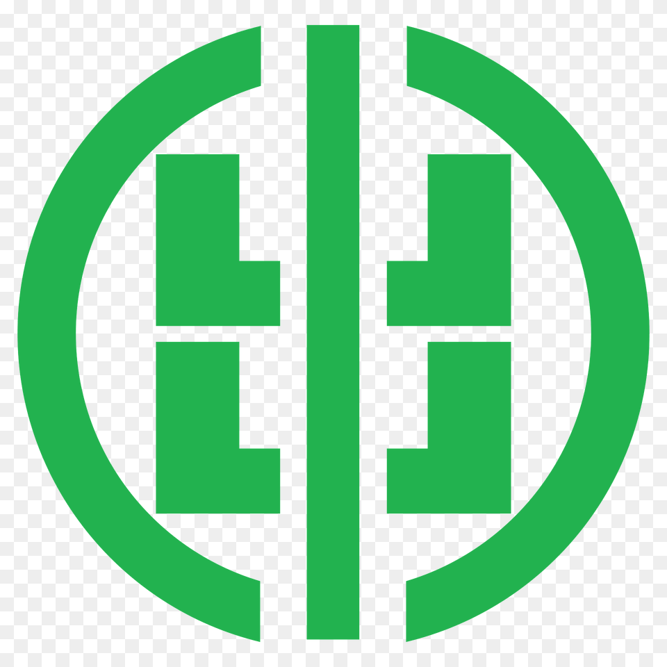 Emblem Of Koide Niigata Clipart, Green, First Aid, Logo, Symbol Png Image