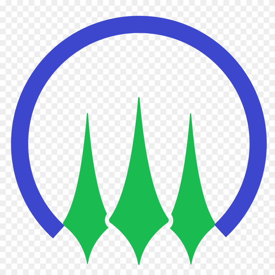 Emblem Of Koishiwara Fukuoka Clipart, Logo, Weapon, Green Free Transparent Png