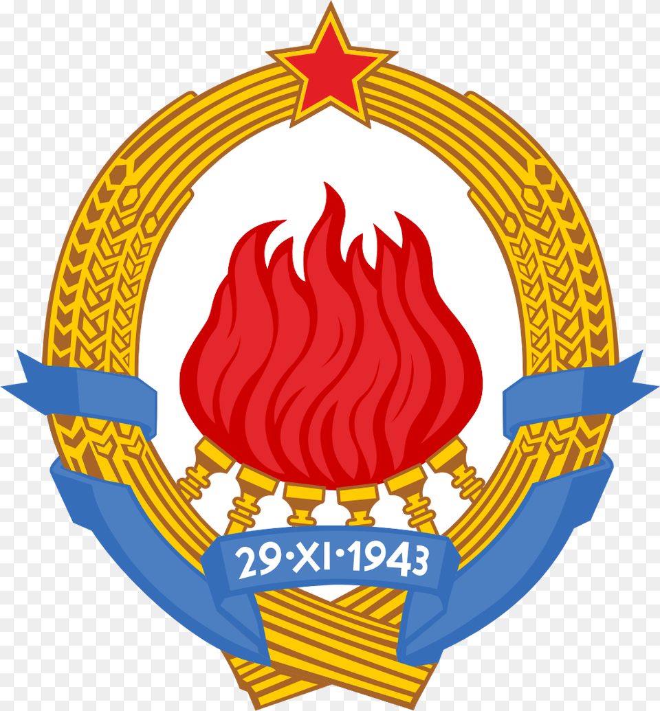 Emblem Of Sfr Yugoslavia Yugoslavia Emblem, Badge, Logo, Symbol Png