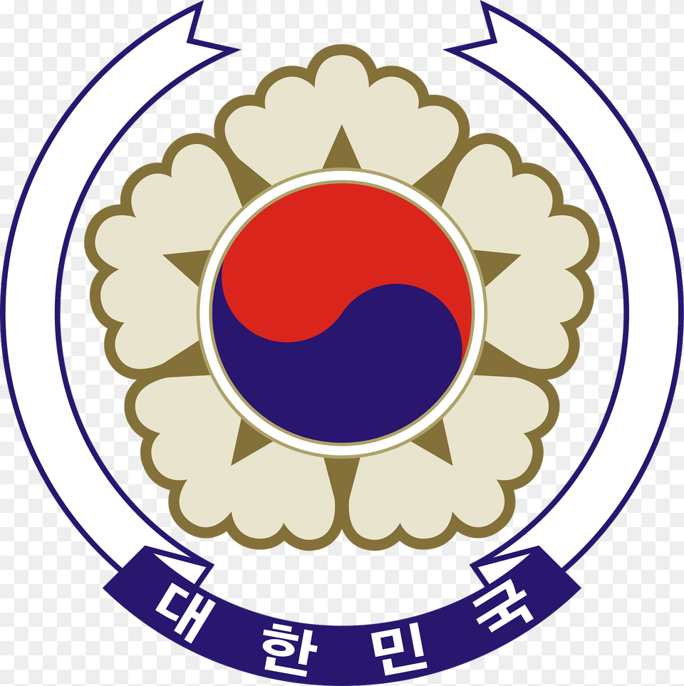Emblem Of South Korea Clipart, Logo, Symbol, Badge, Dynamite Free Transparent Png