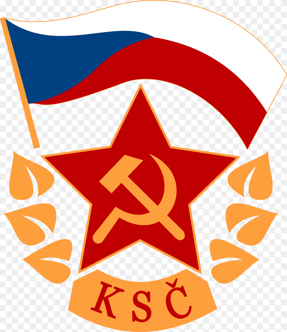 Emblem Of The Communist Party Of Czechoslovakia, Symbol Free Png Download
