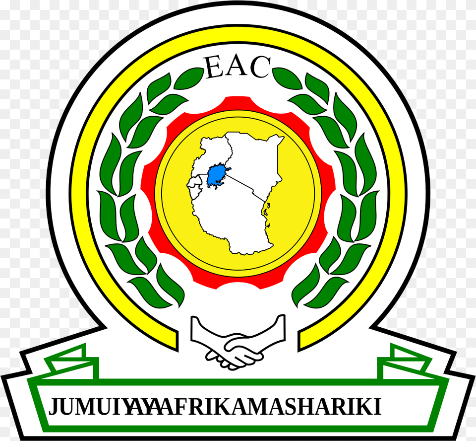 Emblem Of The East African Community East African Community Logo, Symbol, Face, Head, Person Png