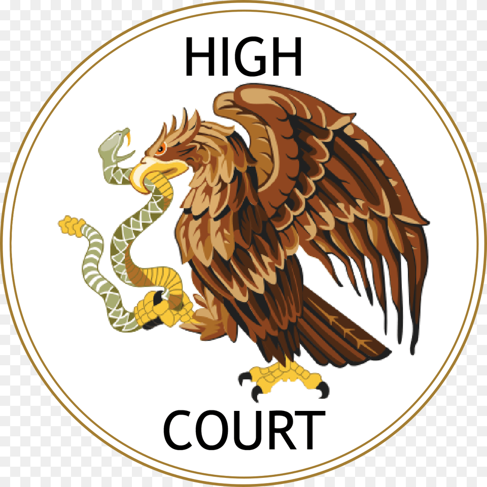 Emblem Of The High Court Of The Norfolk Empire Mexico Flag Eagle, Animal, Bird, Vulture, Chicken Png
