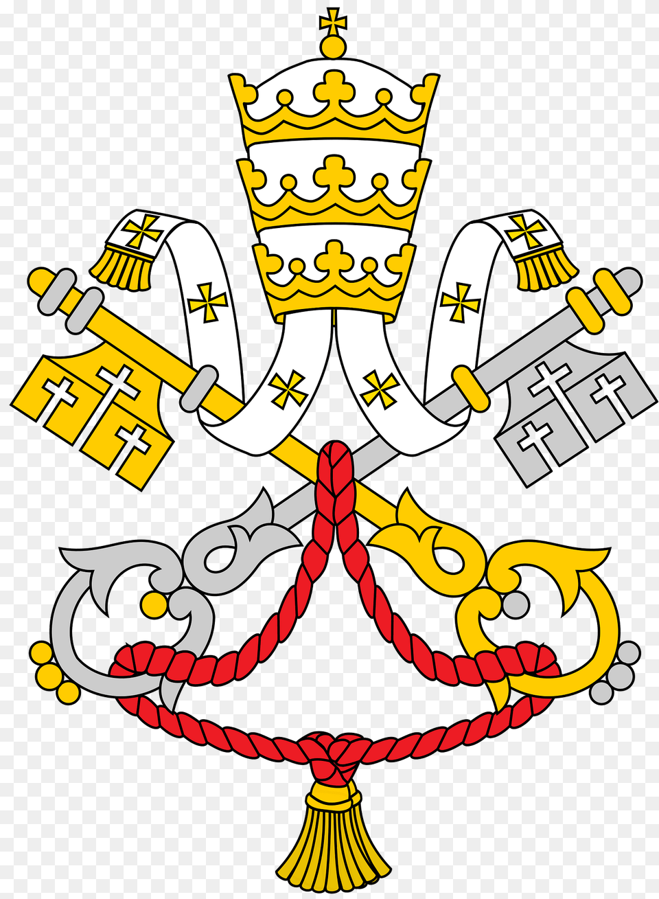 Emblem Of The Holy See Usual Clipart, First Aid, Symbol Free Png Download