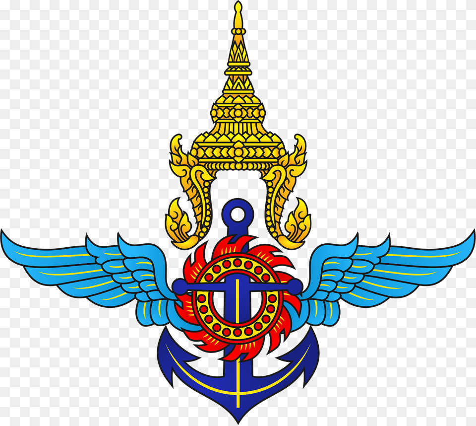 Emblem Of The Ministry Of Defence Of Thailand Clipart, Symbol, Logo, Dynamite, Weapon Free Png Download