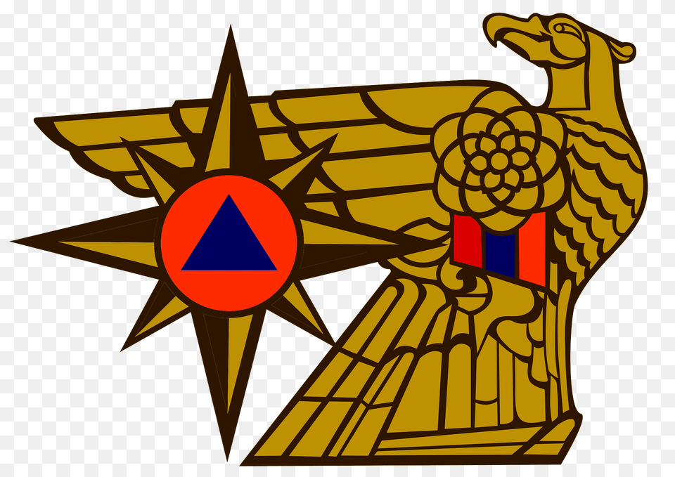 Emblem Of The Ministry Of Emergency Situations Of Armenia Original Version Clipart, Symbol, Gold, Dynamite, Weapon Free Png Download