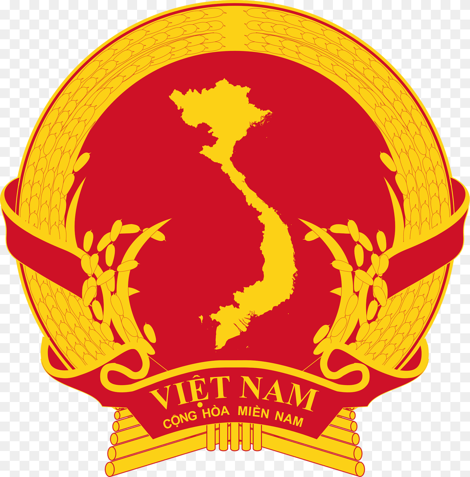 Emblem Of The Republic Of South Vietnam Clipart, Symbol, Logo, Food, Ketchup Free Png