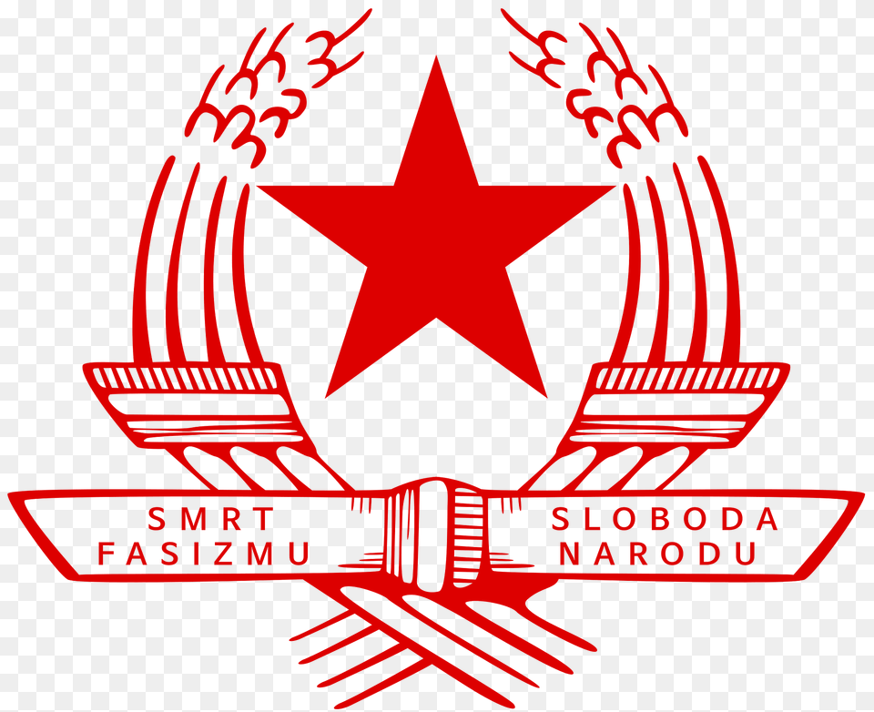 Emblem Of The State Anti Fascist Council For The National Liberation Of Croatia Clipart, Symbol, Logo Free Png