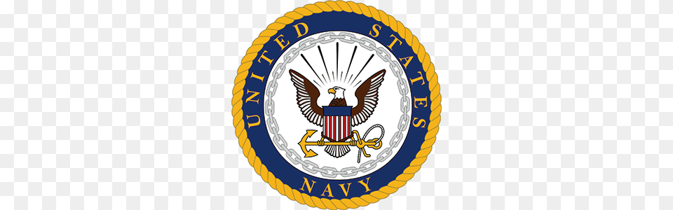 Emblem Of The United States Navy, Badge, Logo, Symbol, Animal Png Image