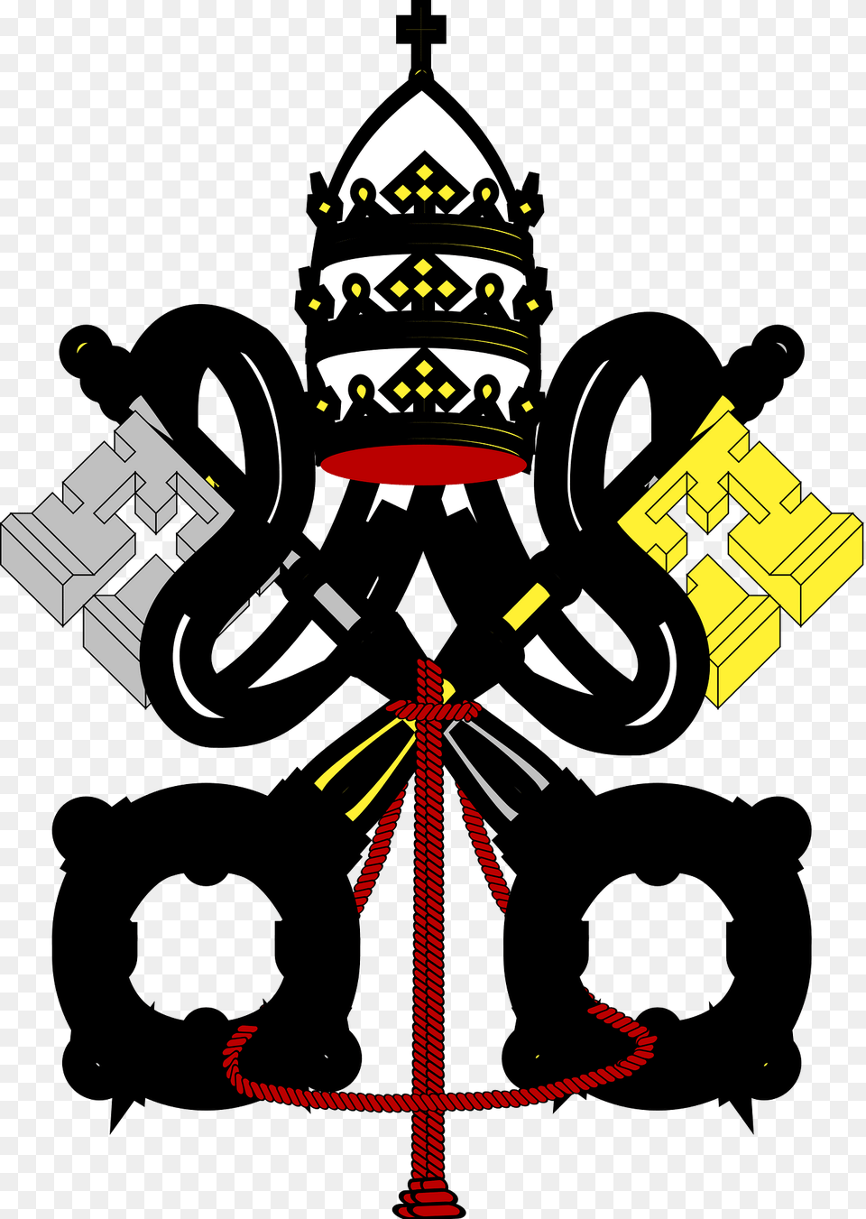 Emblem Of Vatican City 2 Clipart, Animal, Bear, Mammal, Wildlife Png Image