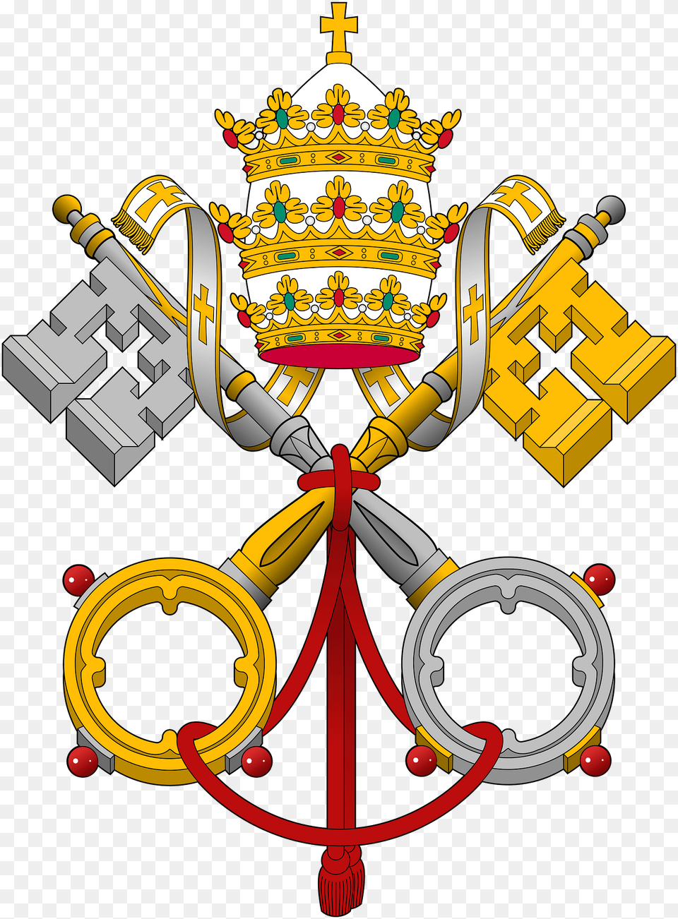 Emblem Of Vatican City Clipart, Dynamite, Weapon Png Image