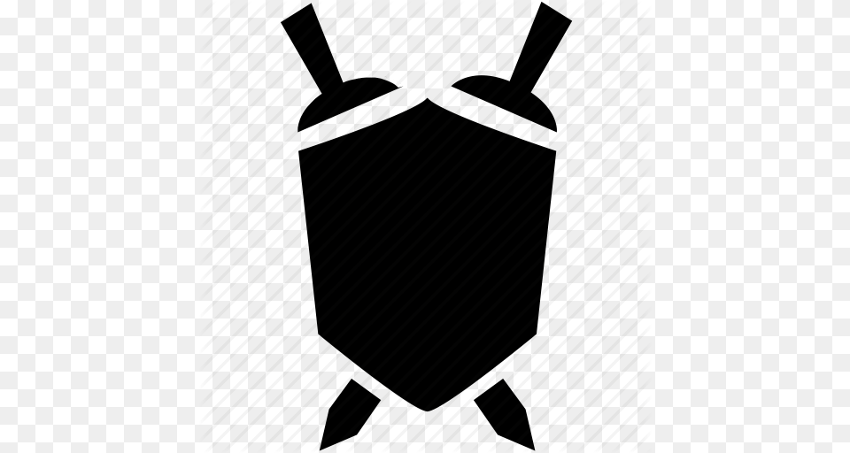 Emblem Safety Shield Sword Icon, Animal Free Transparent Png