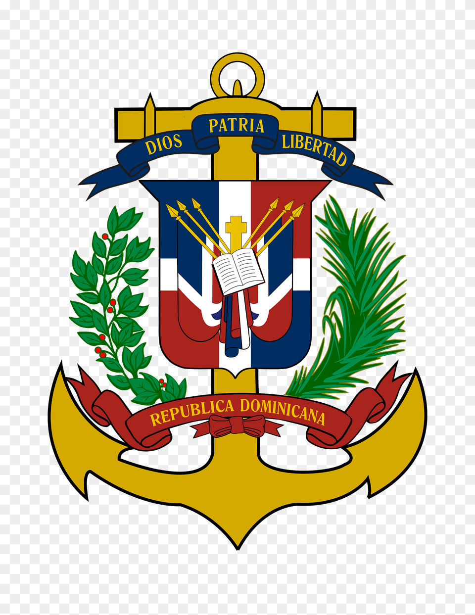 Emblema De La Marina De Guerra Dominicana Clipart, Electronics, Hardware, Emblem, Symbol Free Png