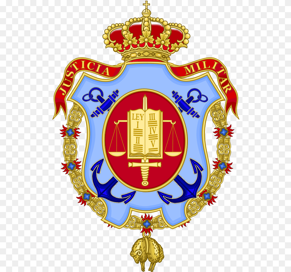Emblema Justicia Militar Emblemas De La Armada, Badge, Logo, Symbol, Emblem Free Transparent Png